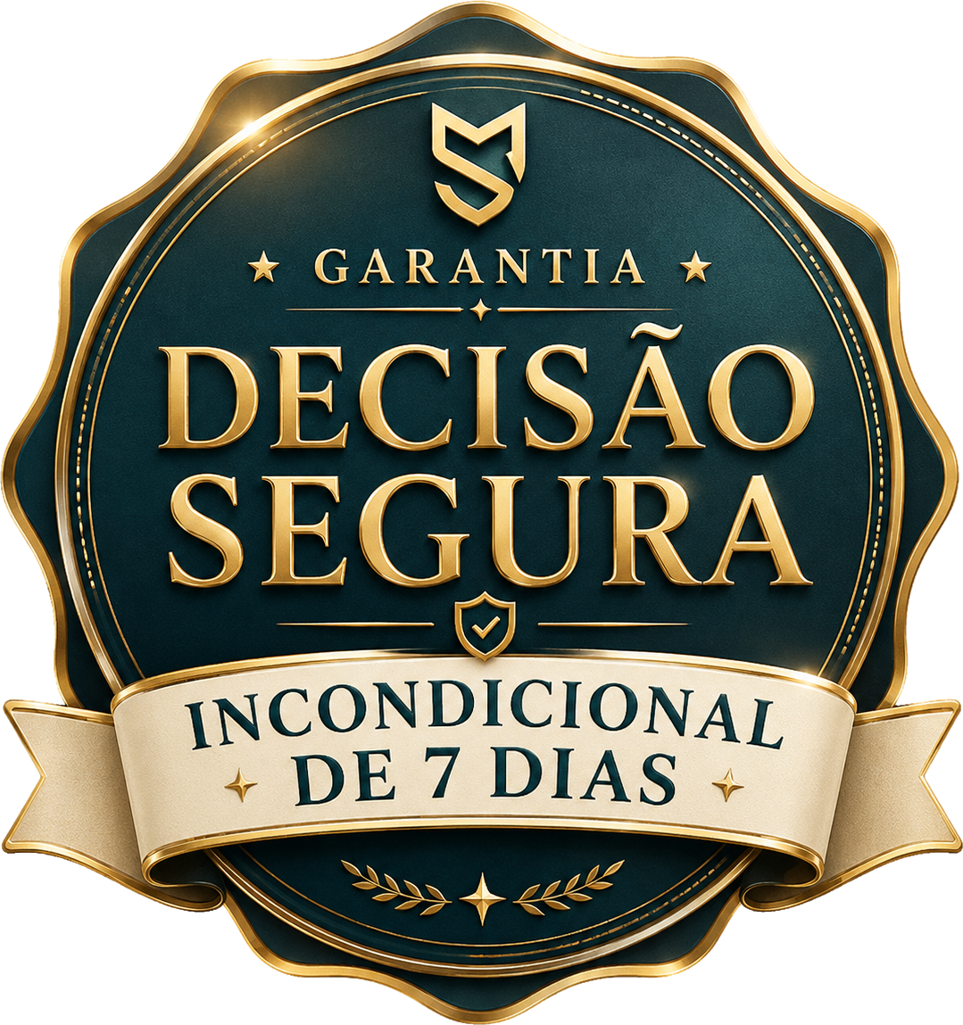 Selo Garantia Decisão Segura — 7 dias